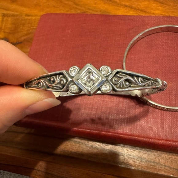 Brighton Zoe Bangle Bracelet & Brighton Uluwatu Narrow Bangle Pair - Picture 10 of 13